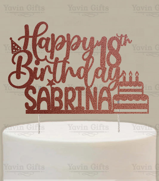 Happy Birthday with Personalized Name & Age