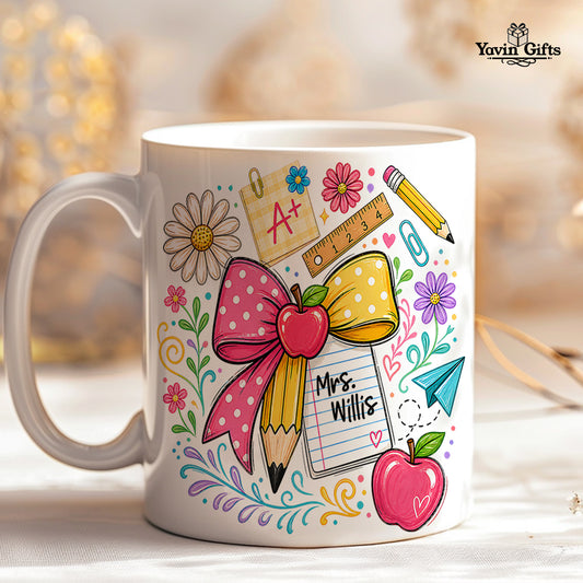 Coffee gives me Teacher Powers (Personalized)