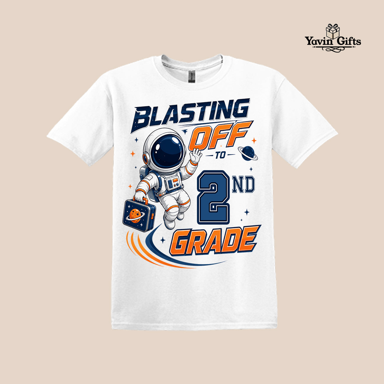 Astronaut School Shirt | First to Fifth Grade