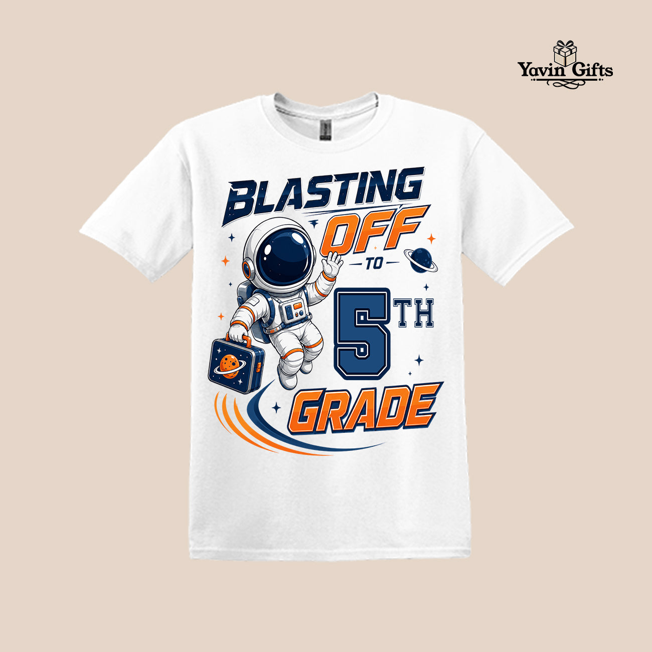 Astronaut School Shirt | First to Fifth Grade