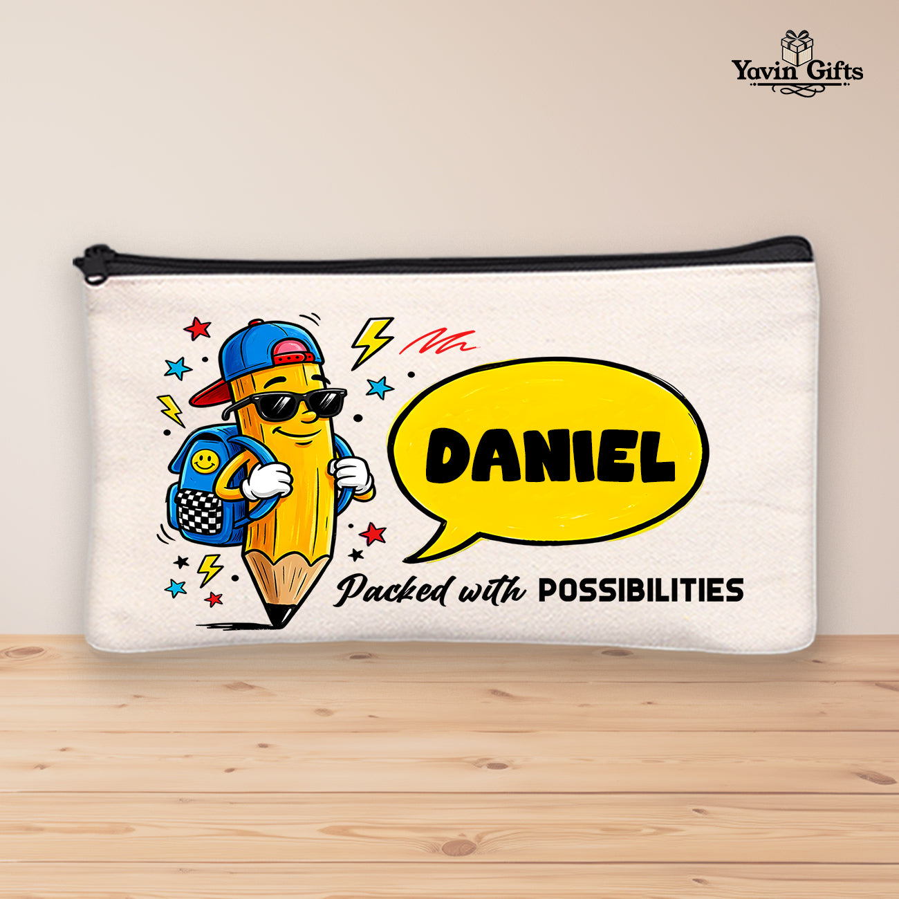 Packed with possibilities - Personalized name