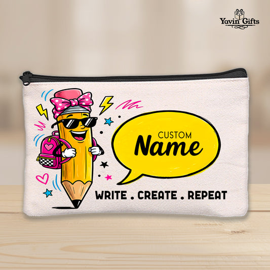 Write, create, repeat - Personalized name