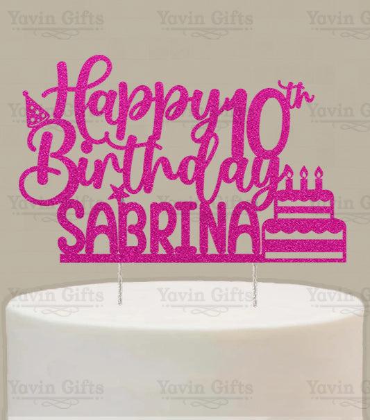 Happy Birthday with Personalized Name & Age