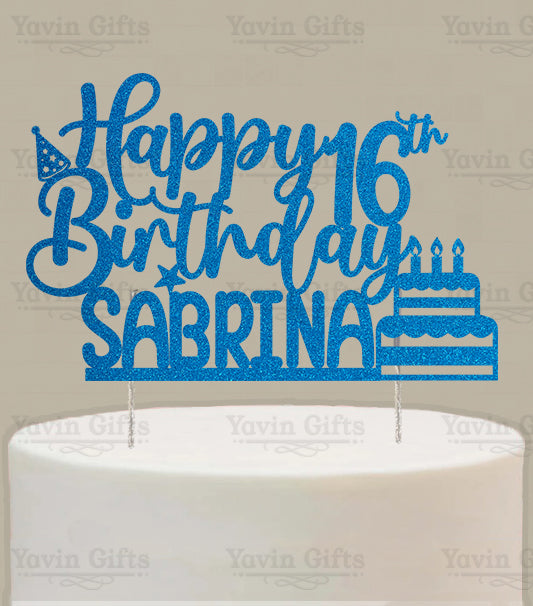 Happy Birthday with Personalized Name & Age
